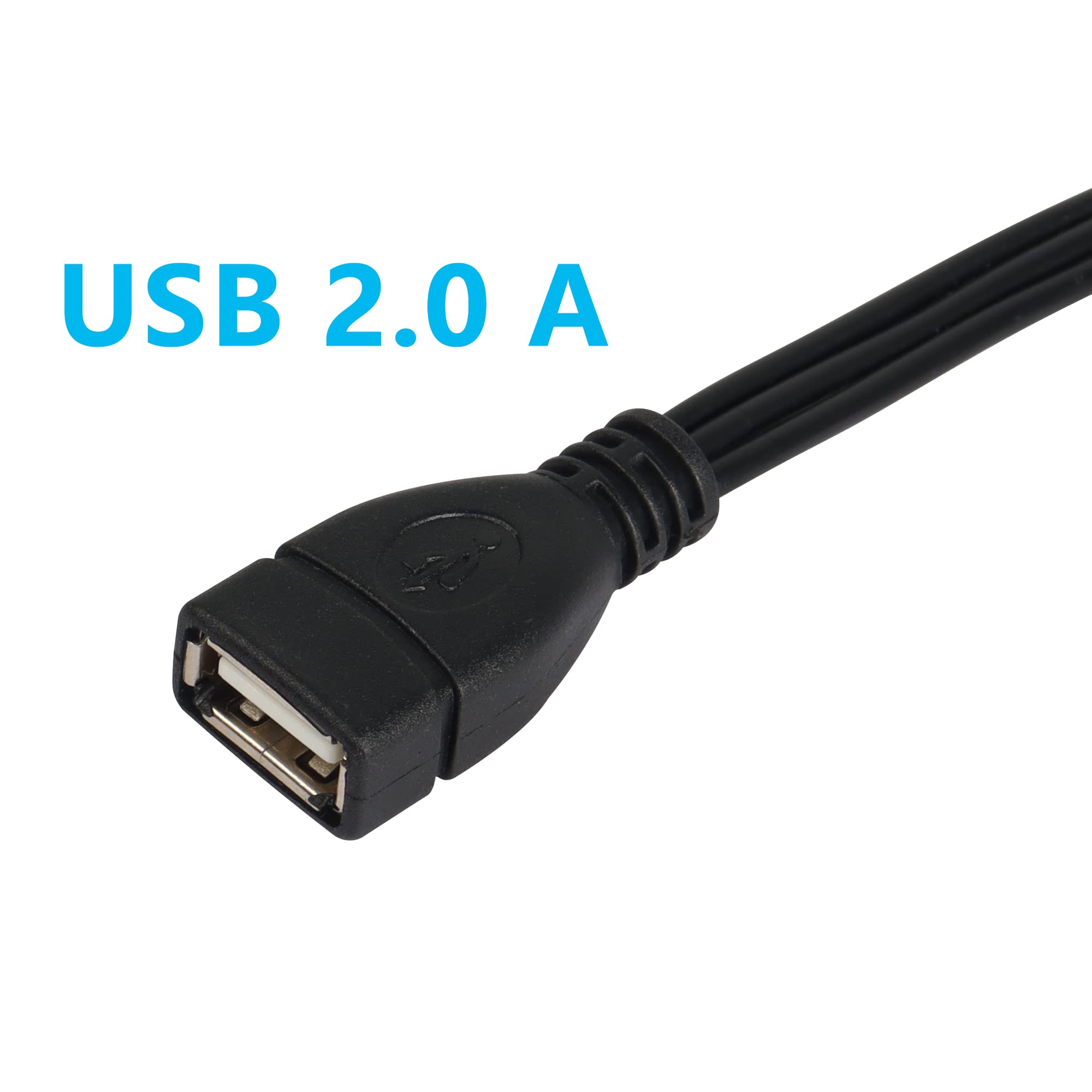 Cavo OBD2 A USB CERRXIAN - 1 Metro, Femmina OBDII A Maschio USB, Per Diagnosi Auto - Foto 2