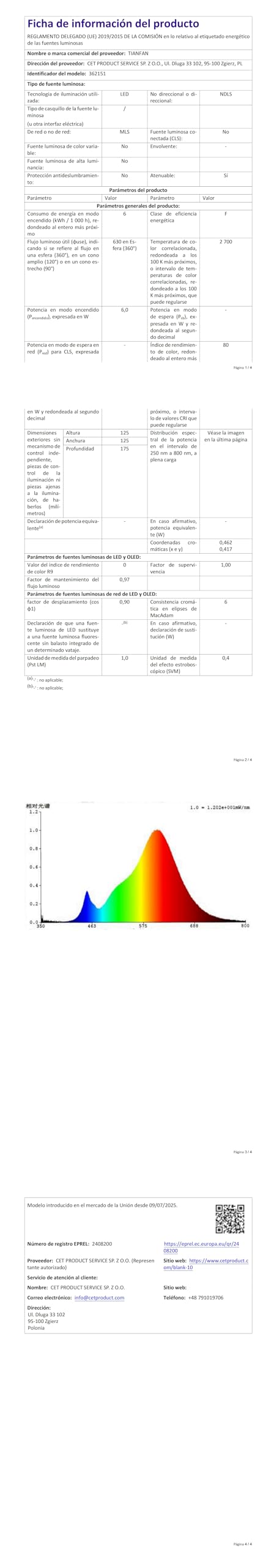 Lampadine a led antiche Lampadina decorativa gigante 6W Dimmerabile E27 Base 220 / 240V 300Lumens Super Giallo Caldo (G200)