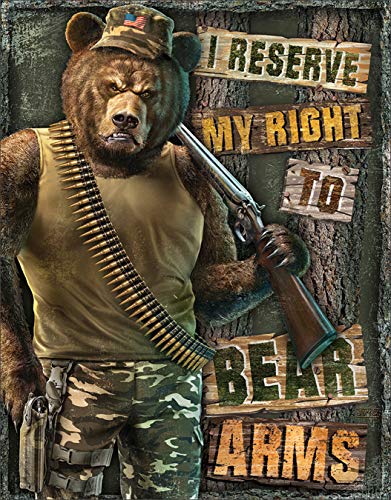 Desperate Enterprises Metal to Right Bear Arms