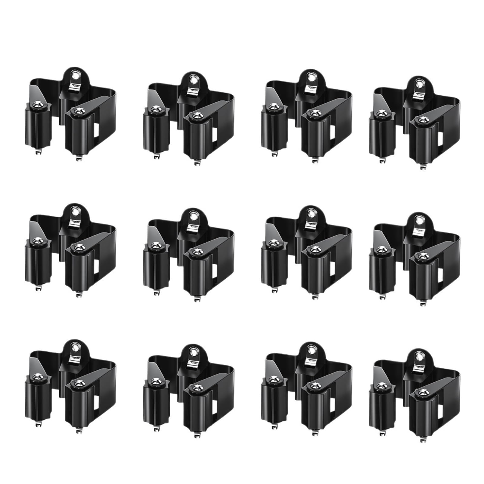 Porta Scope Parete 12 supporti for mocio, clip for impugnatura for organizer, portaoggetti da giardino, cucina, bagno, accessori per cucina(12pcs-1)