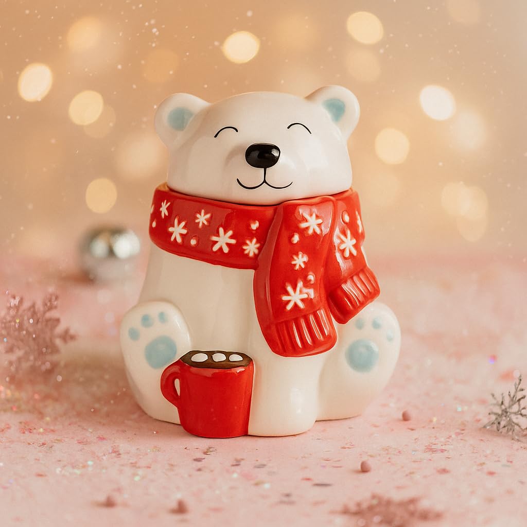 Amazon.com: 10 Strawberry Street Cocoa Bear Canister : Home & Kitchen