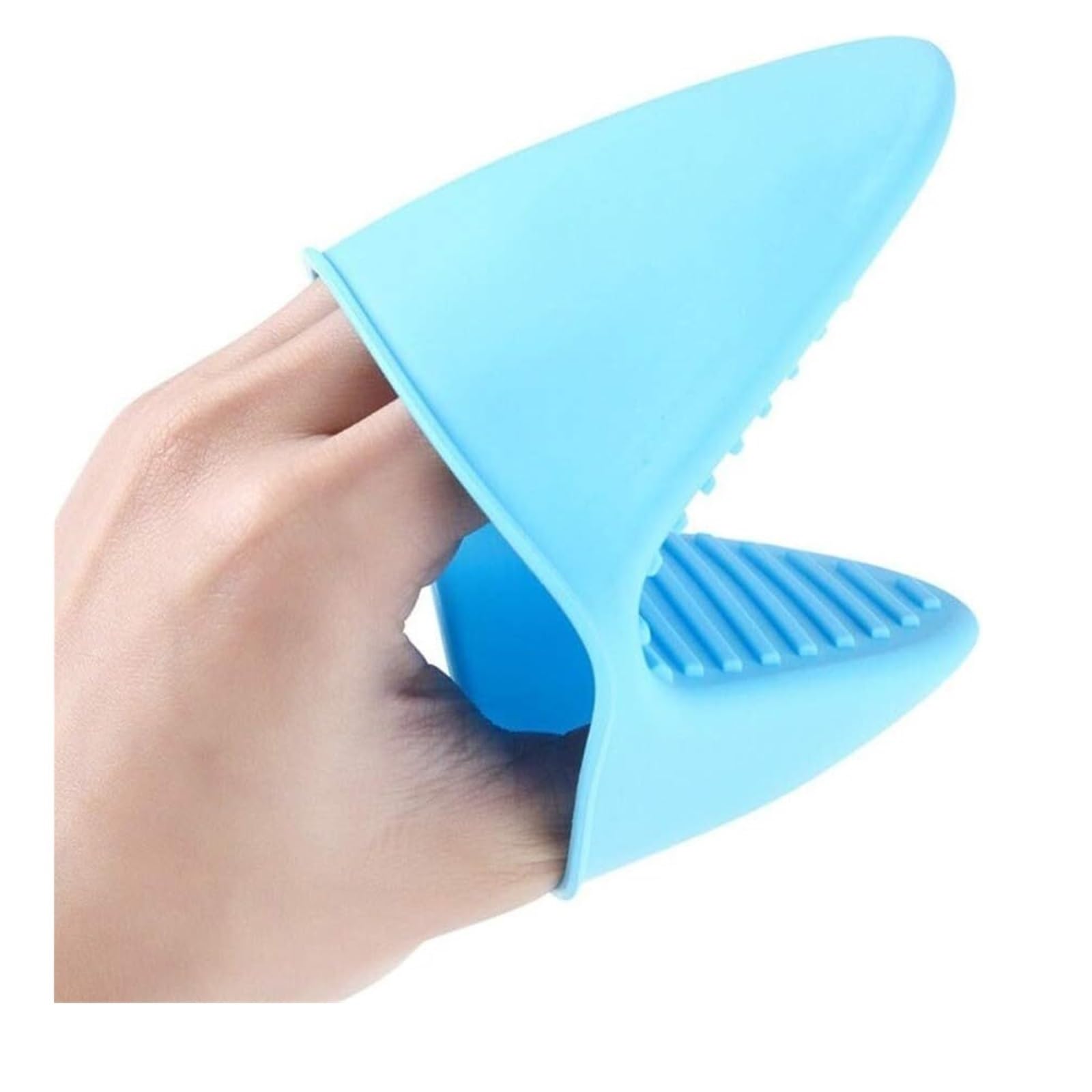 Gants de Cuisine Gants De Four Anti-brûlure en Silicone, Gants De Cuisine, Plateau, Poêle, Bol, Support De Four, Clip À Main Manique(Rosa,11cm-Thickening)
