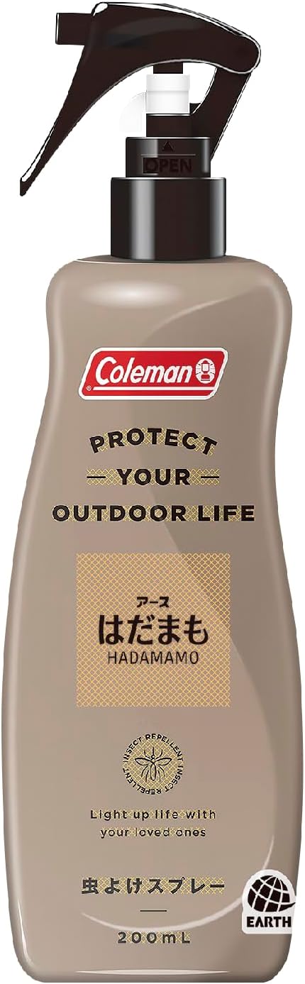 はだまも お肌の虫よけ ミスト コールマン 200ml 虫除けスプレー 朝使って夜まで 虫よけスプレー 蚊 トコジラミ キャンプ アウトドア