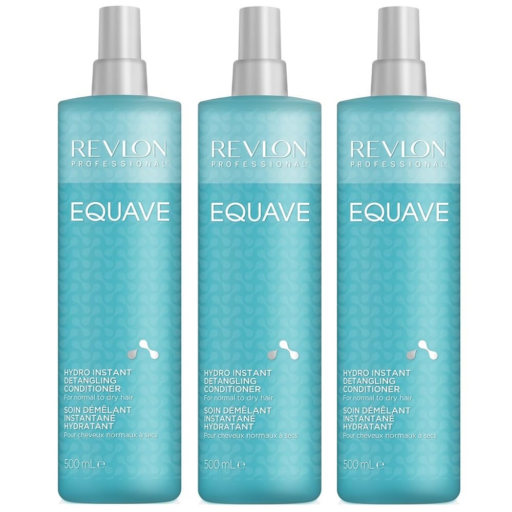 Revlon Professional Equave, Soin Démêlant Instantané sans Rinçage, Spray Hydronutritif, Nourrit & Protège les Cheveux, pour Cheveux Normaux à Secs