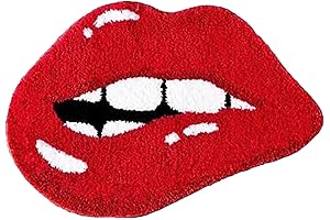 The Kiss Kiss Lips Bathroom Rug: A Delightful Treat for Your Tootsies