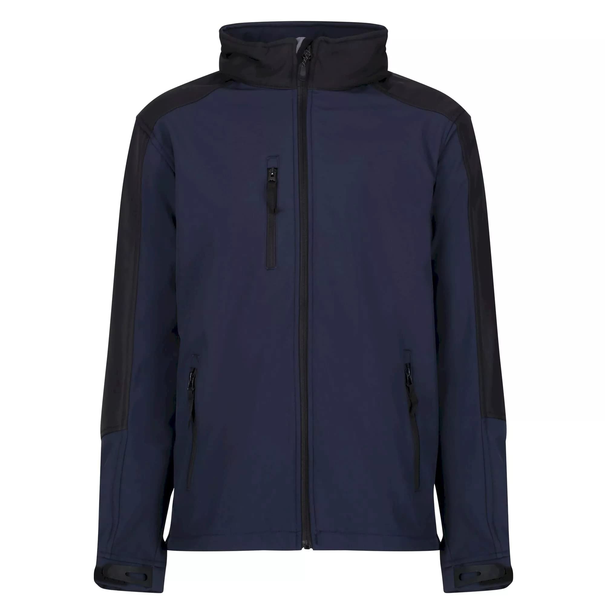 Regatta Hydroforce Waterproof Breathable Softshell Jacket, Navy/Black, XL