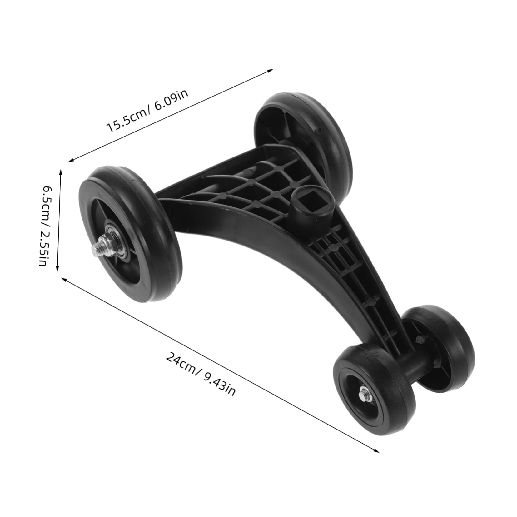 Gogogmee Wiggle Car Wheel Replacement Kit Heavy Duty Plastic Wheels for Upgrade Accessory for Kick Wiggle Cars Easy Installation Convenient Repair