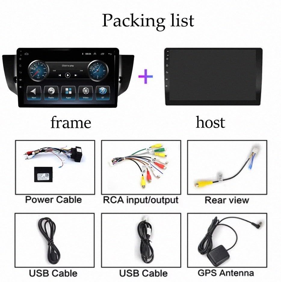 GPS navigation voiture Roewe 500 écran tactile multimédia Android Auto Bluetooth USB