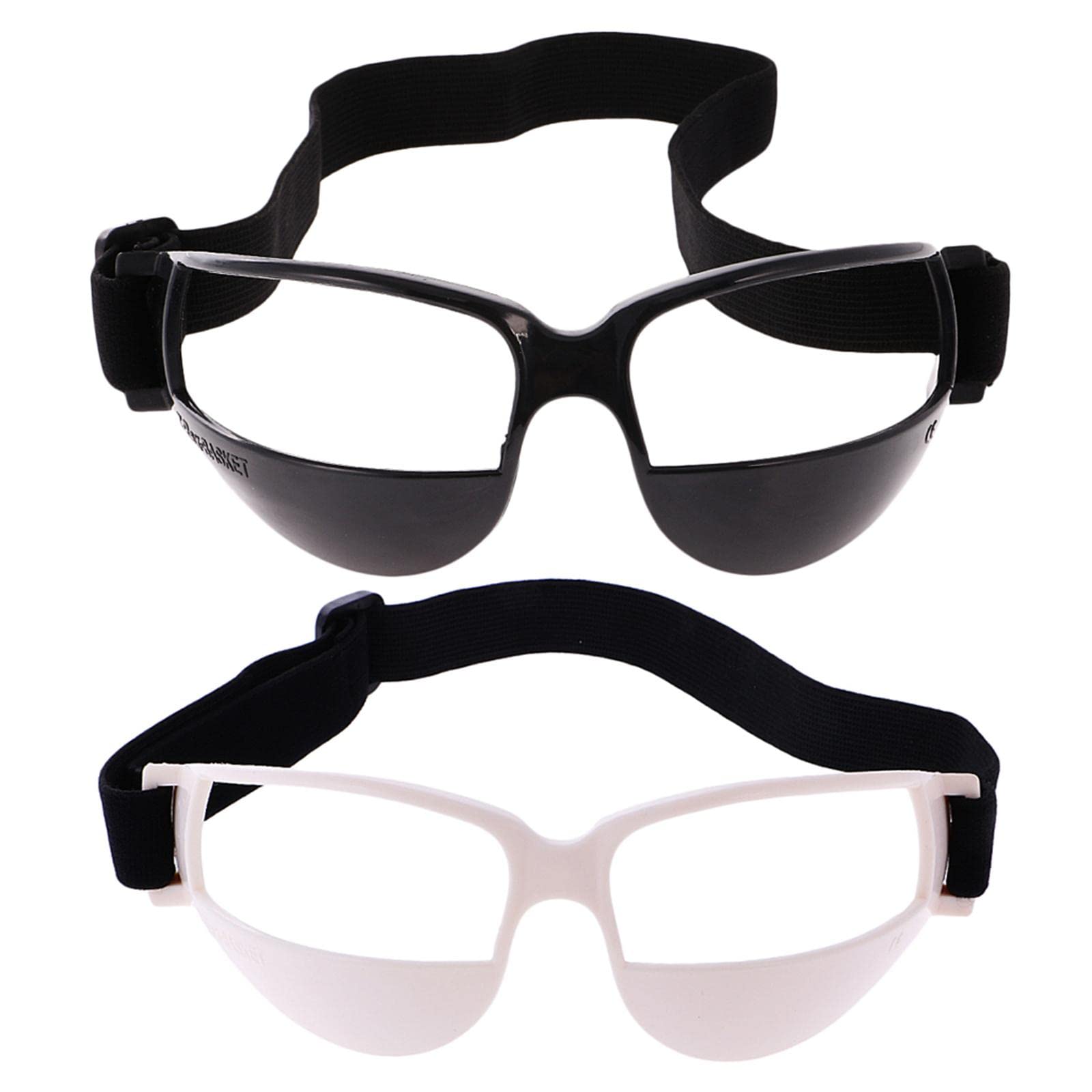 P Prettyia Occhiali da Allenamento da 12 Pallacanestro Occhiali da Allenamento Palleggio Dribbling Goggles Black