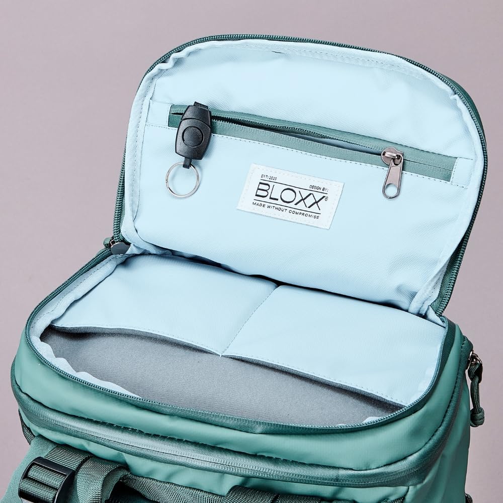 BLOXX Rucksack Reise Fitness Athlete Gym Outdoor Triathlon Wasserdicht Passt Unisex Tagestasche Mehrere Staufächer Leichte Arbeit Business Tasche Camping Radfahren Stilvoller taktischer Rucksack