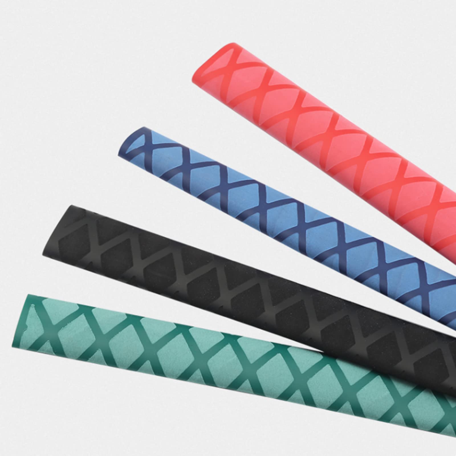 Tube thermorétractable en PVC pour canne à pêche, convient pour la classification des dévidoirs de câbles, longueur 1 m, diamètre (vert)