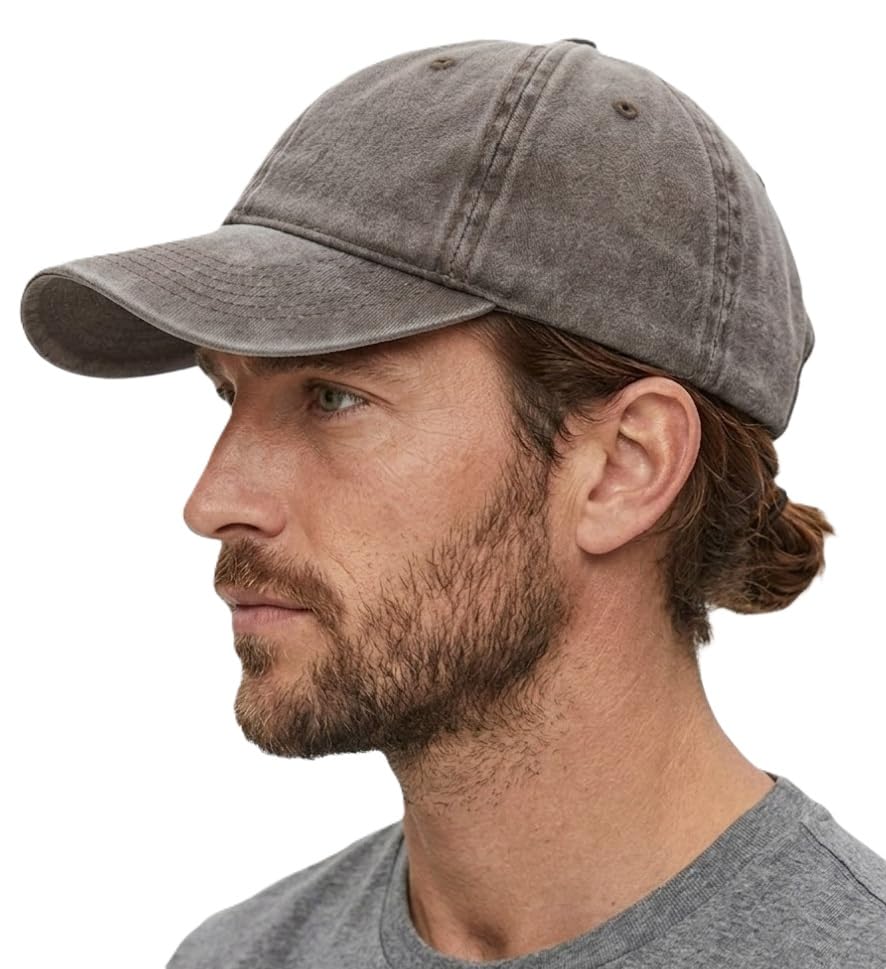Plain Brown Unisex Breathable Sport Head Baseball Cap with Adjustable Strap in Summer for Men and Boy-image-35