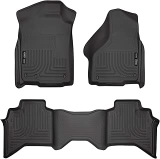 Husky Liners Fits 2009-18 Dodge Ram 1500 Quad Cab, 2019 Dodge Ram 1500 Classic Quad Cab Weatherbeater Front & 2nd Seat Floor Mats - coolthings.us