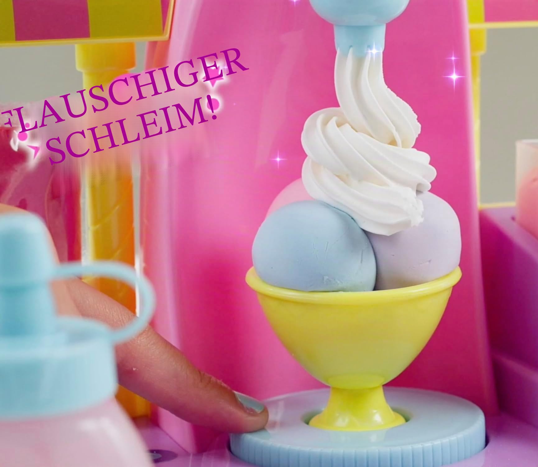 So Slime DIY Fluffy Ice Cream Factory - Make Fluffy, Icee & Scented Slime Creations with Real Mixing Tools, Decorations & Accessories - No Glue, Mess-Free Craft Kit for Kids Ages 6 Years+