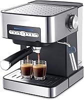 Vista 1 de INVEESkfj Espresso Machine Coffee Machine Semi Automatic Home Coffee Machine Multi Capsule Espresso Cafetera Cappuccino Latte Drip Espresso Machin