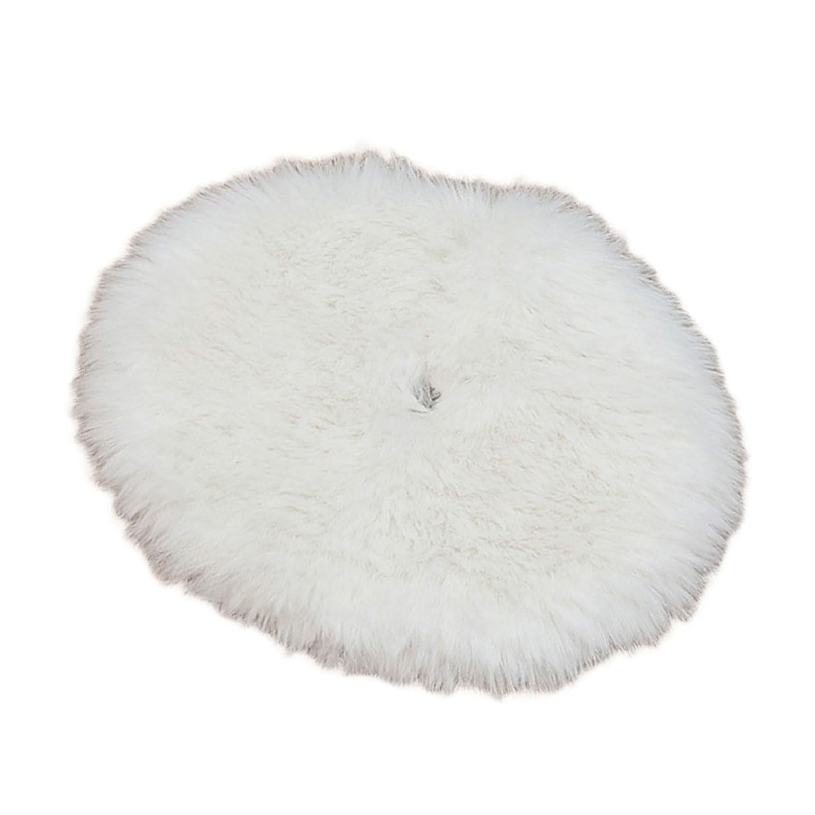Carotoe White Colorful Christmas Tree Skirt Comfortable Plush Mat Stylish Tree Base Dress Holiday Decoration For Home And Large Size Skirt