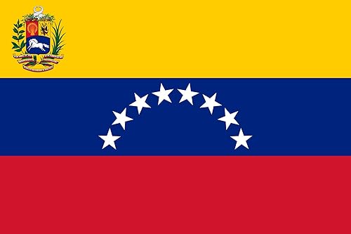 Bandera Nacional Venezuela País - 3 pies por 5 pies Poli(Nuevo)