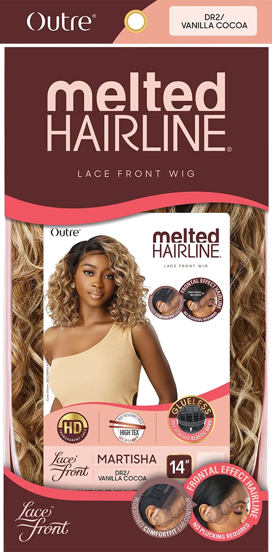 Outre Martisha Melted Hairline Lace Front Wig, 14-Inch