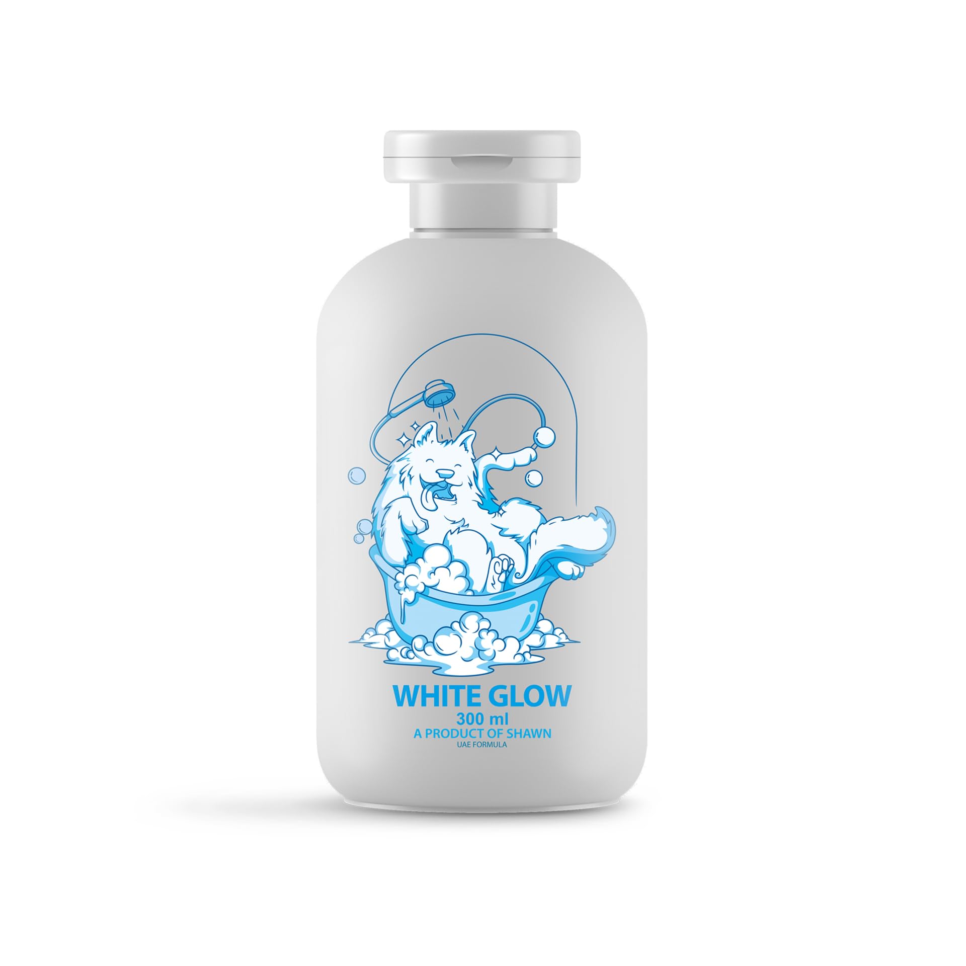 SHAWN Dog Shampoo for White Fur |Best for Sensitive & Dry Itchy Skin |Yellow Stains remover |Antibacterial |Anti-Dandruff |Moisturizing| Tea Tree, Oatmeal| Coconut Oil, Aloe vera (300 ml)