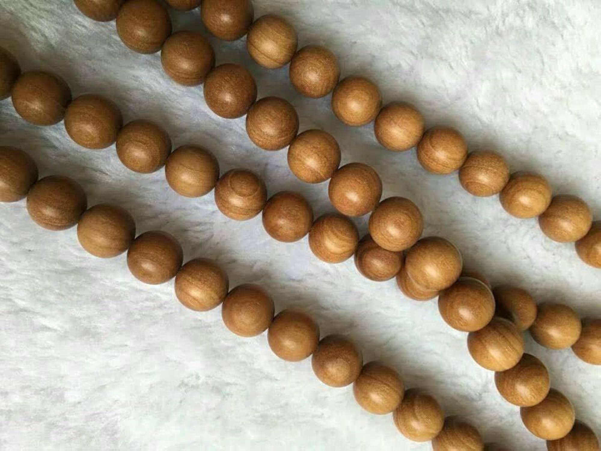 Natural Red Sandalwood Bracelet with Polished Finish