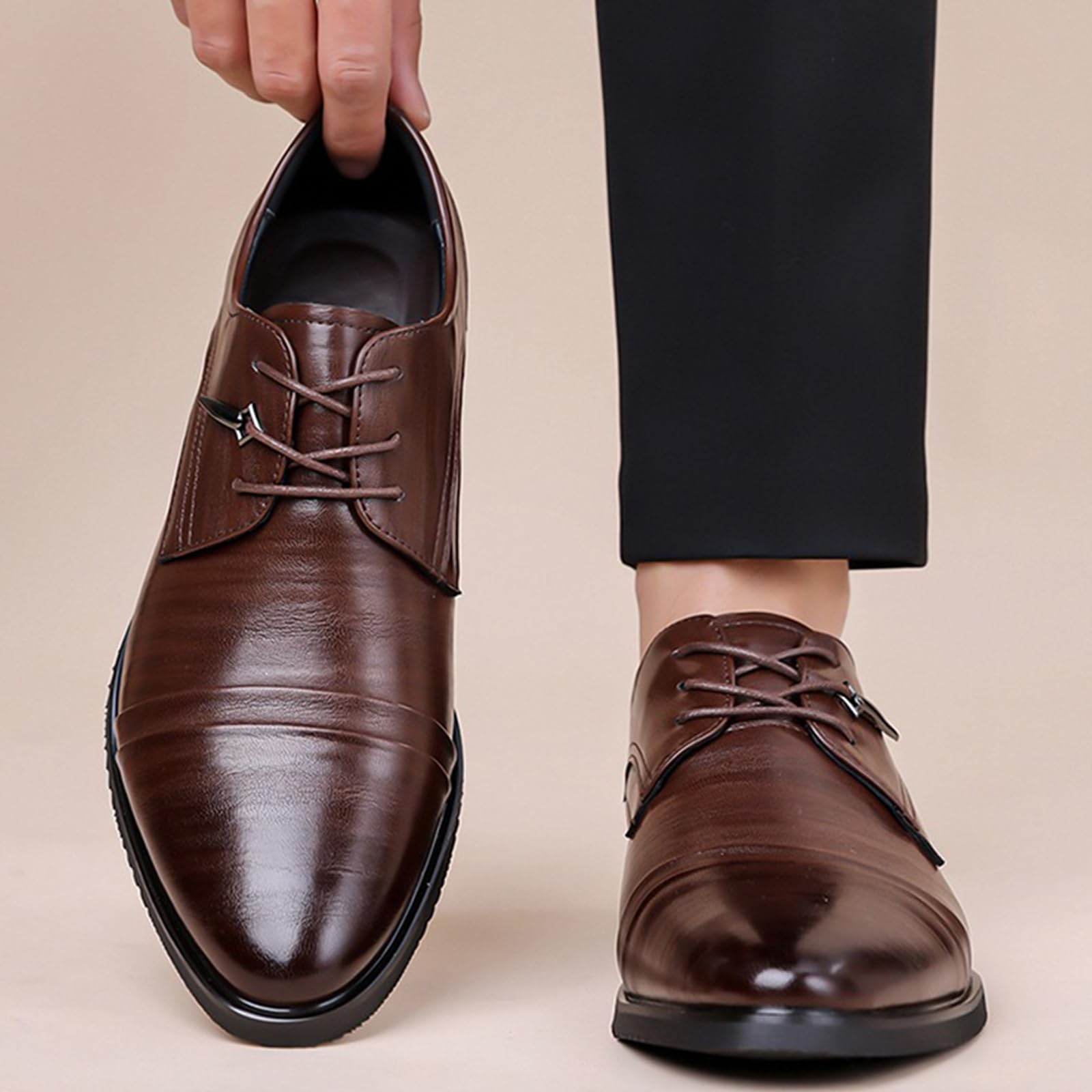 Scarpe Oxford Uomo Scarpe Formali | comode, Casual, Classico, Stringate, Matrimonio, Sposa, Business, Festa