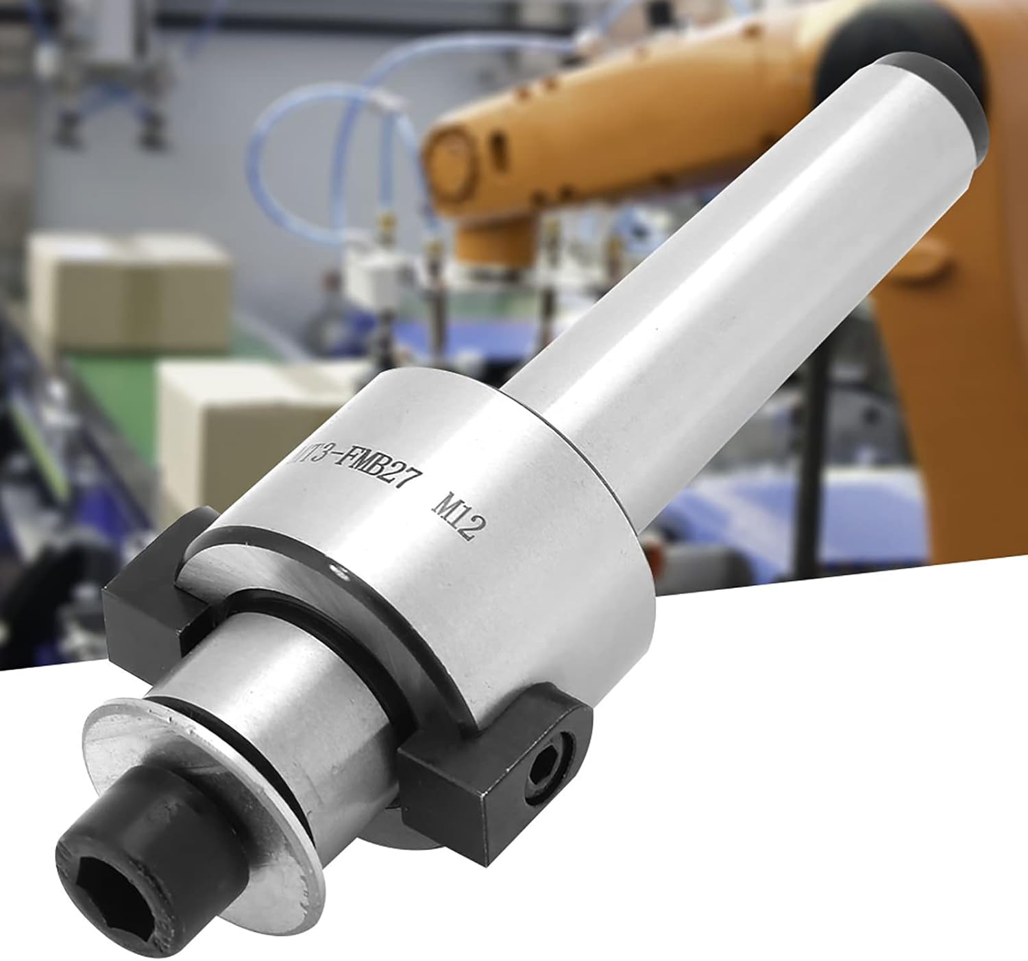 MT4 - FMB22 Threaded Taper Milling Holder, Mill Arbor Tool Holder for Milling Cutter, High - Quality Steel Construction with Smooth Surface, Durable MT3 - FMB27 Lathe Accessories f (MT4-FMB27 M16)