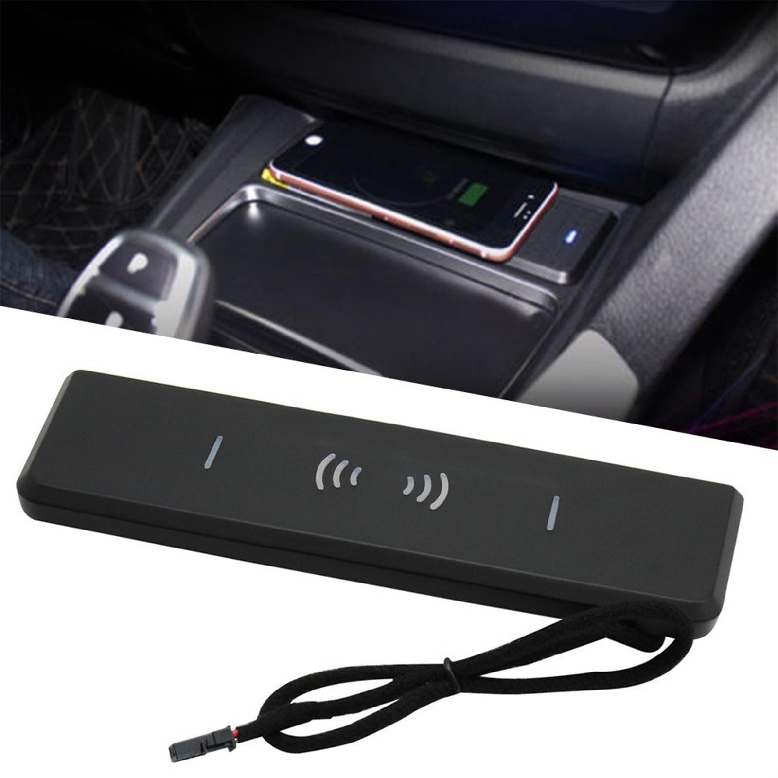 Chargeur de voiture sans fil, tapis chargement téléphone
