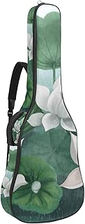 Guitar Bag 40 41 42 Inches Guitar Case Waterproof Oxford Cloth Extra Thick Padding Guitar Gig Bag Lotus Pattern