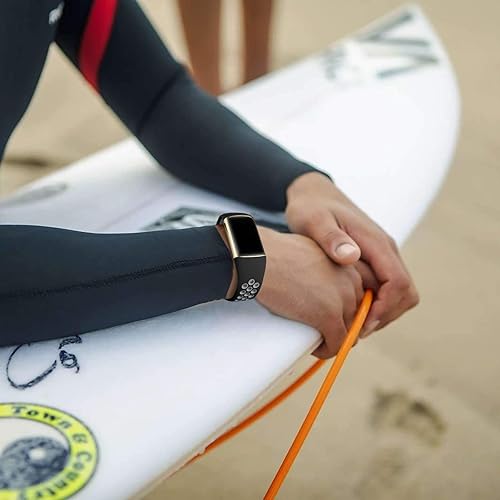 Miniatura 5 de Maledan Compatible con Fitbit Charge 5 correas para hombres y mujeres, correa deportiva de silicona suave para Charge 5, accesorios de reloj,