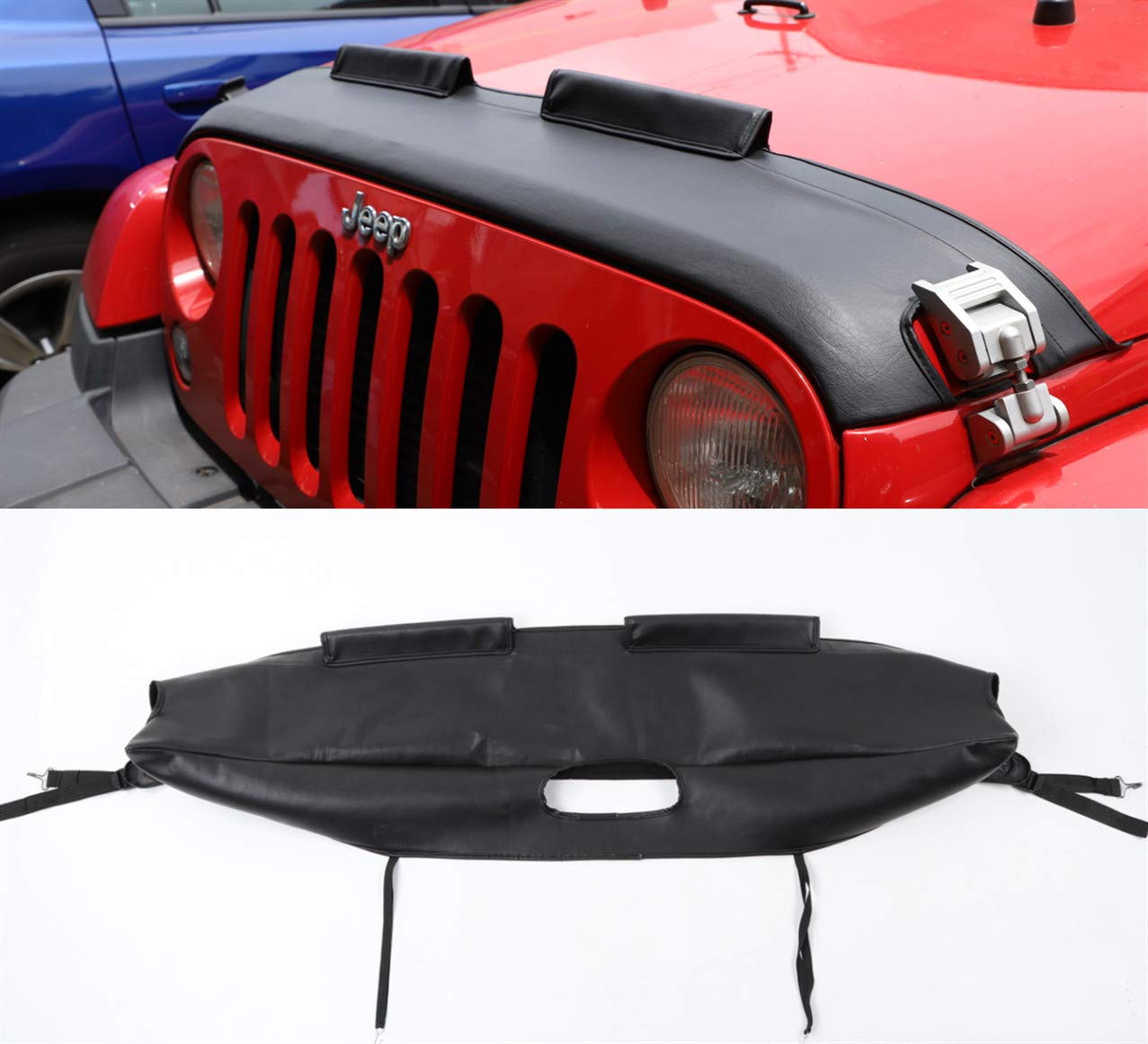 Jeep Wrangler フードカバー 純正 JEEP フードカバー ノーズブラ バグガード ラングラー