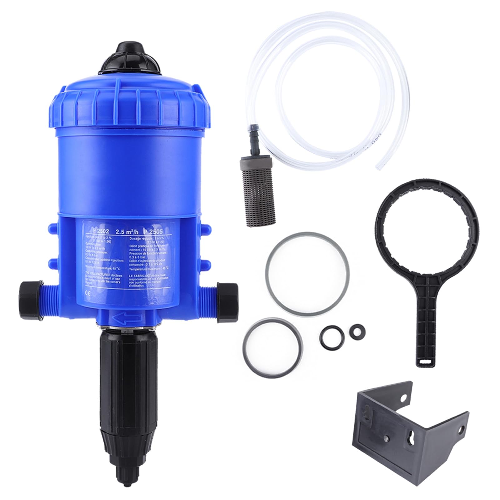 Inyector de Fertilizante Hidráulico, Dosificador Automático, Bomba de Riego para Jardín, Césped, Invernadero, Cuidado de Plantas, de Riego por Goteo