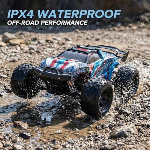 Image of RC Car, 1 /18 Scale 4WD 40Km /H High Speed Brushless Motor Rc Car, 2.4Ghz Remote Control Big Foot Off Road Monster Truck Electric Vehicle Toy for Adult Kids, Multicolor