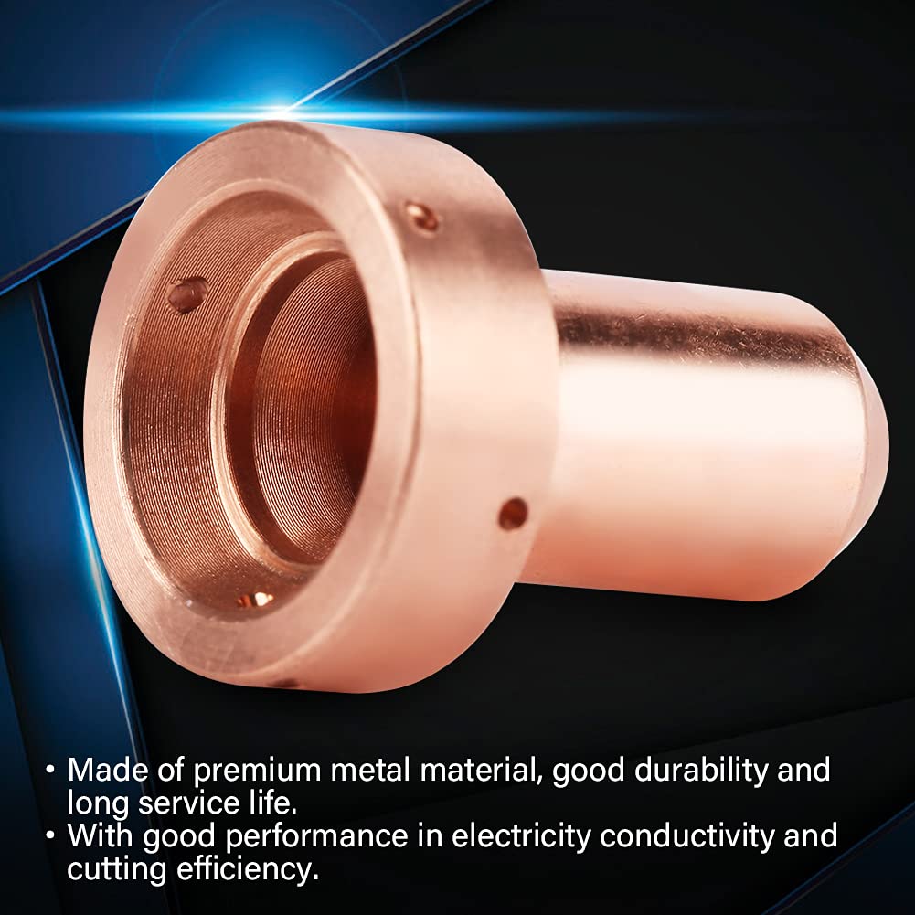 Ugelli ed Elettrodi per Torcia al Plasma, 5 Pezzi di Ugelli 9-8210 e 5 Pezzi di Elettrodi 9-8215, Compatibile con Thermal Dynamics SL60/100, Ricambi Consumabili per Taglio Plasma