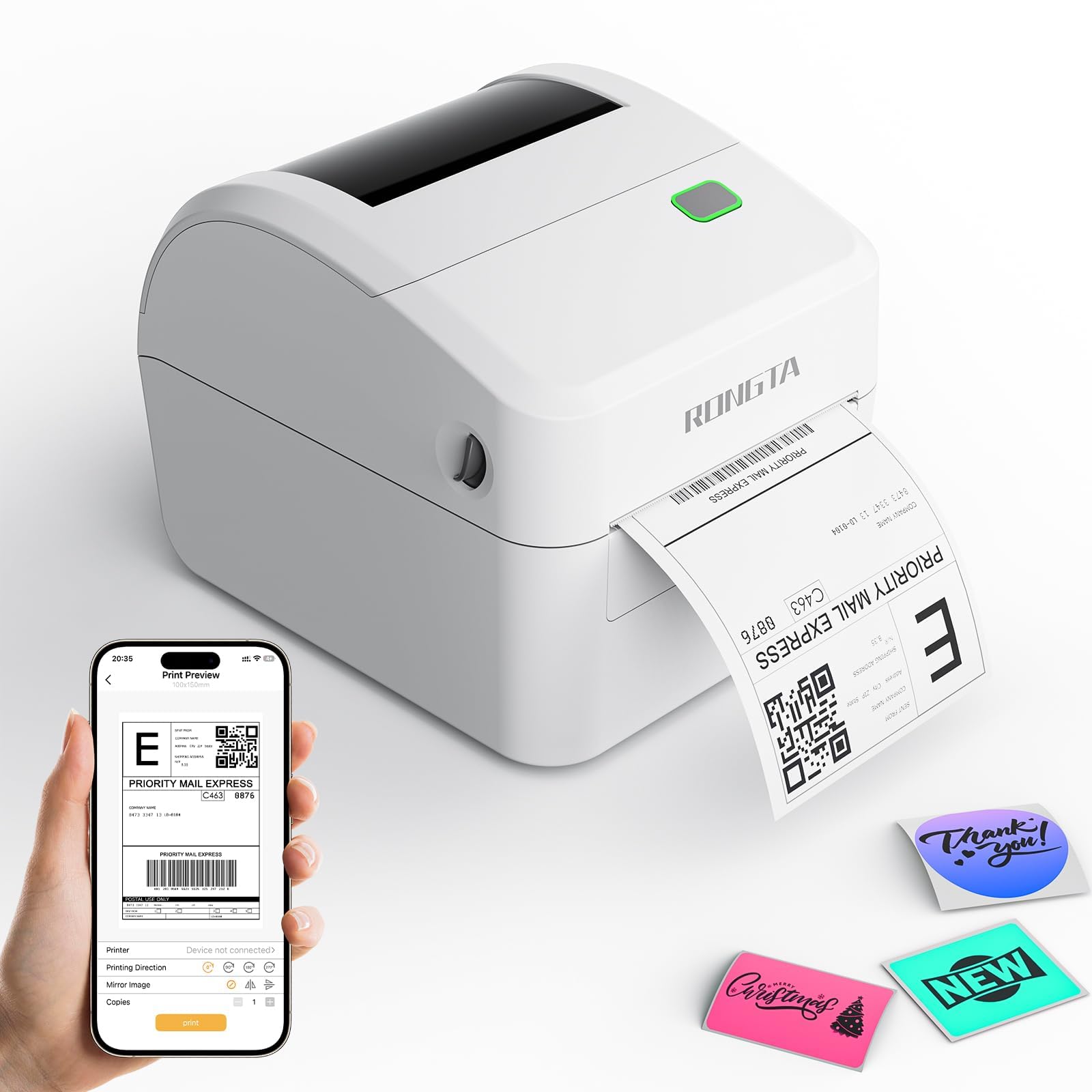 Rongta RP415 Thermal Label Printer