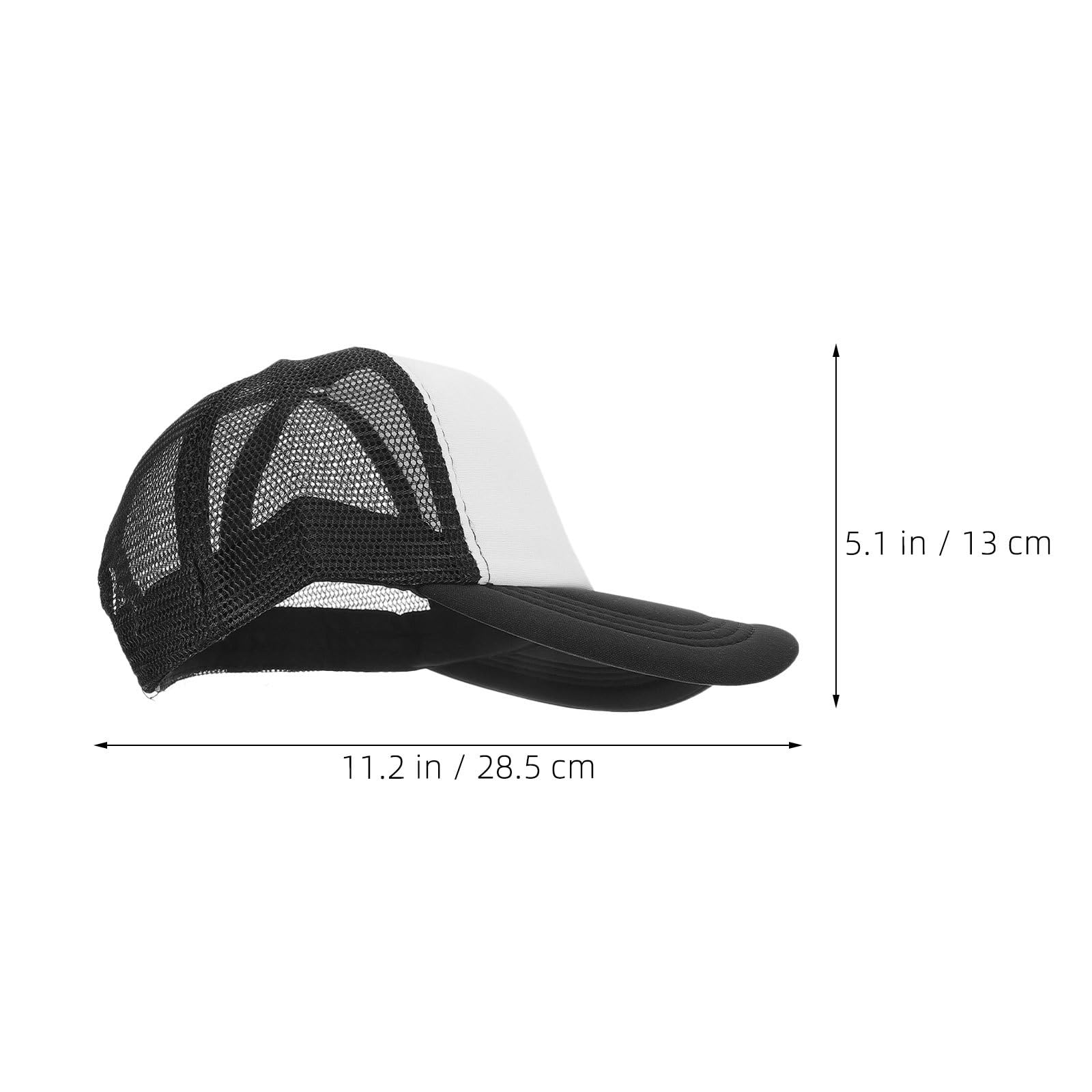 Artibetter 12 Cappellini Trucker in Rete per Sublimazione - Cappellini Vuoti stampabili con trasferimento Termico - da Baseball in Rete di Poliestere - per Adulti con Logo Personalizzato Regolabile