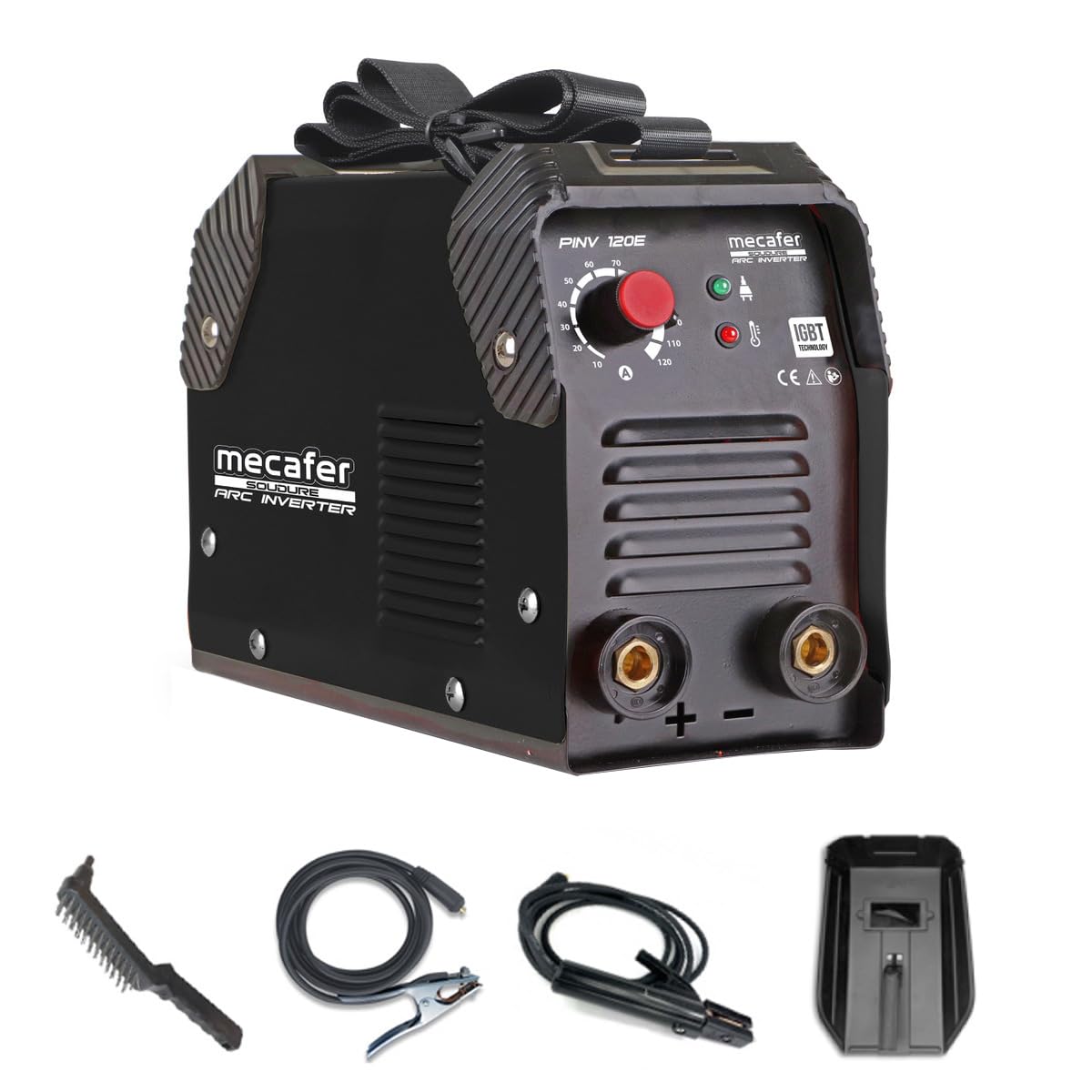 Mecafer Poste à souder inverter MMA - PIN V120E - 461121