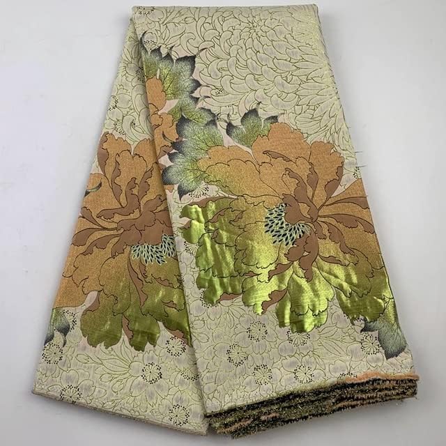 Nigerian Lace Fabric 5 Yards for Wedding Dress Silk African