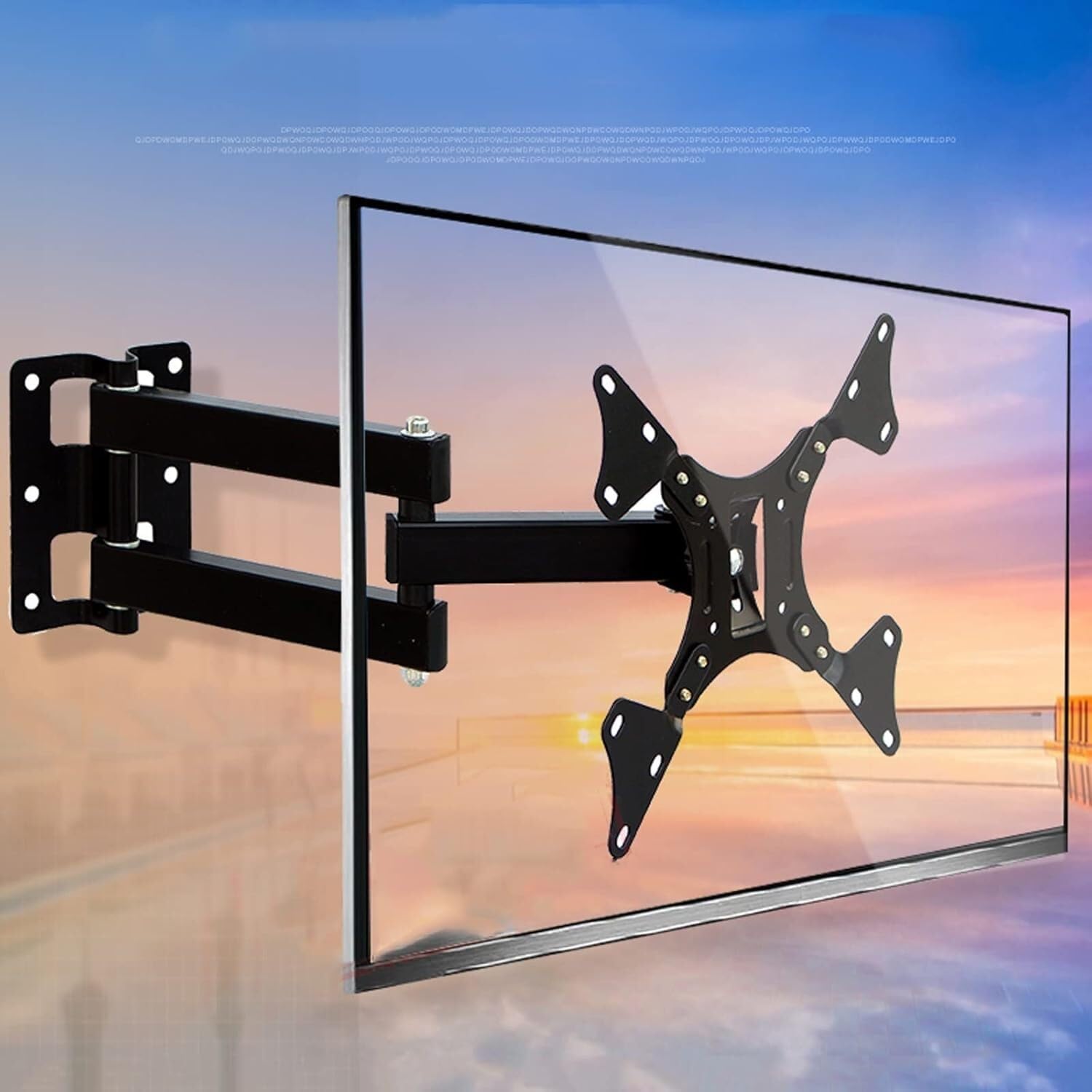 SGKOMN Monitor Arms TV Stand Full Dynamic TV Wall Mounted TV Stand Can Rotate and Tilt, Suitable for Most 14-32 Inch Flat Screen TVs