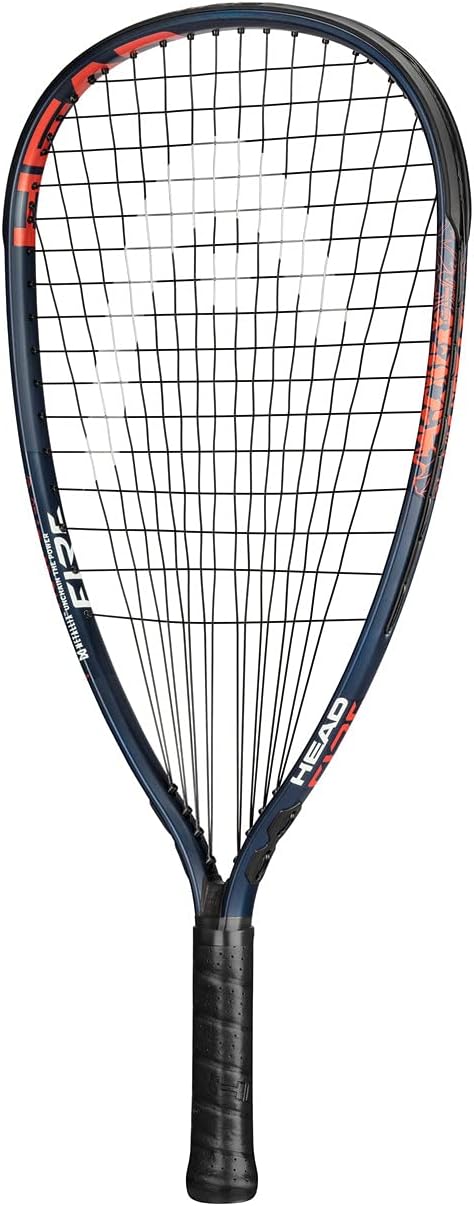 MX Fire 190 Beginners Racquetball Racket - Pre-Strung Head Light Balance Racquet