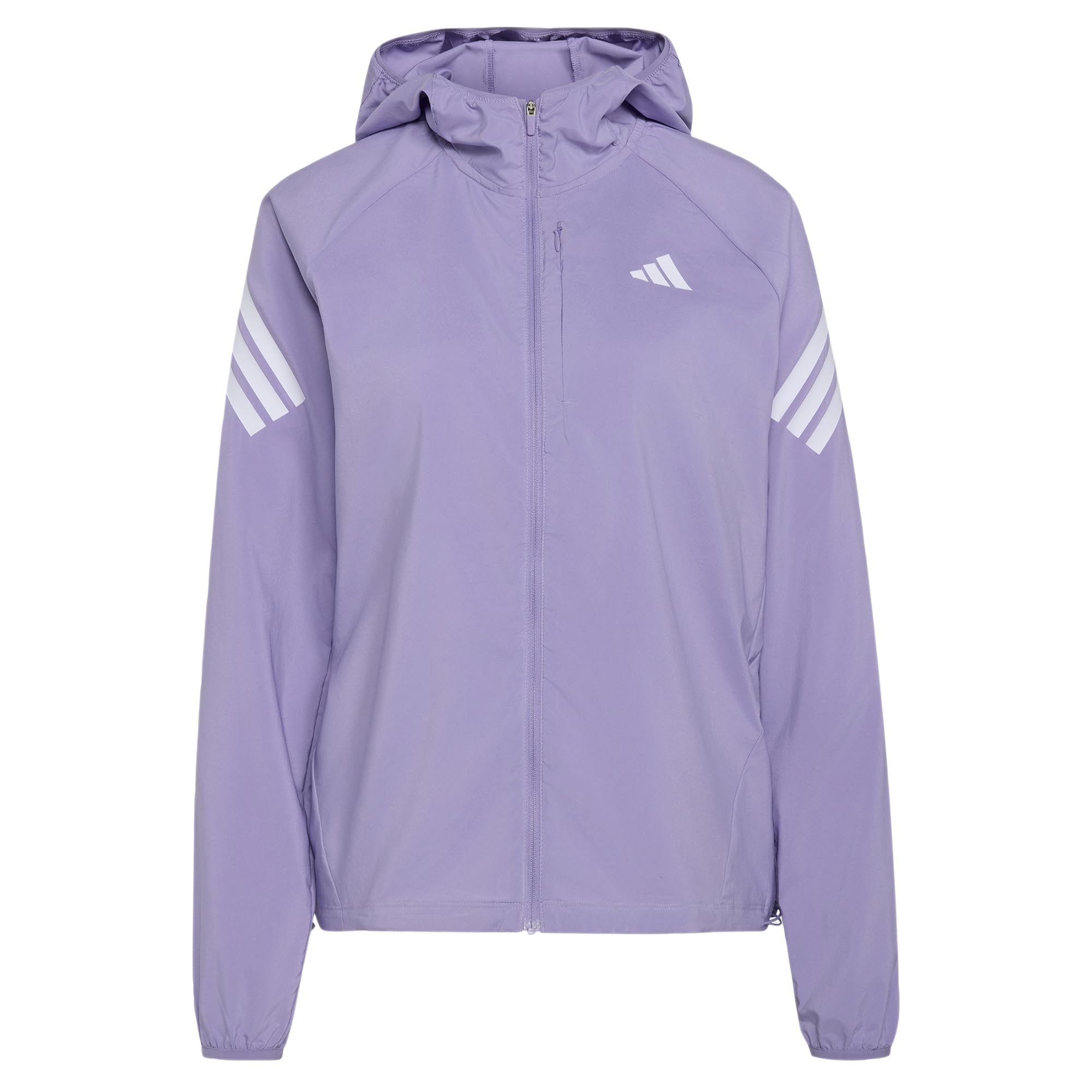 adidas Women's Adi365 Running Iconic Hooded Coat, magic lilac, L