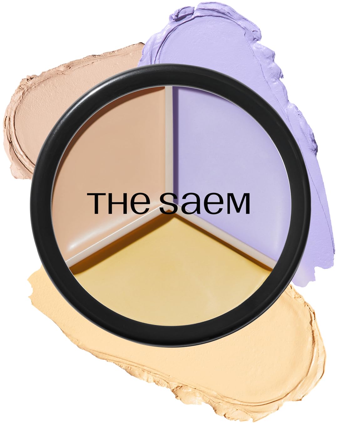 THE SAEM Cover Perfection Triple Pot Concealer - 04 Tone Up Beige