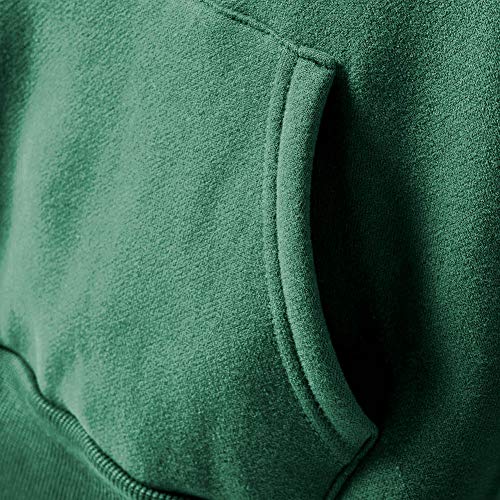 Image of Spring&Gege Youth Solid Fleece Hoodies Pullover Hooded Sweatshirts for Children (3-12 Years)