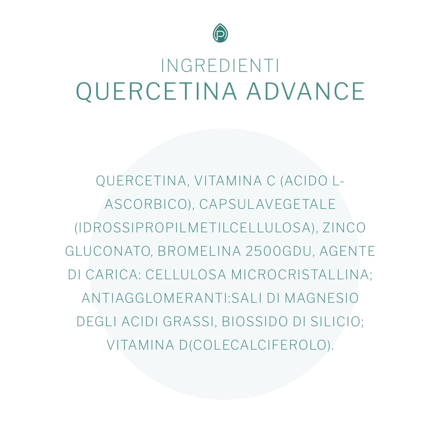 Quercetina Advance - Integratore Alimentare - Con quercetina, Vitamina C, Bromelina, Zinco e Vitamina D - Per le difese immunitarie - 30 cps