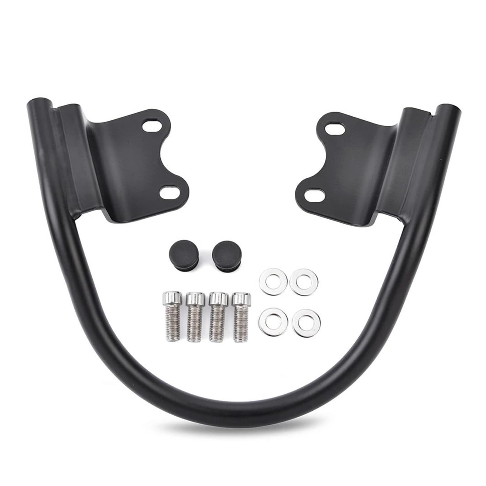Barra sostegno moto Passeggero Sedile Posteriore Maniglione Maniglia Sedile Bracciolo Maniglia Moto Portapacchi Per Triumph Per Street Scrambler Per Speed Twin 900 1200(Nero)