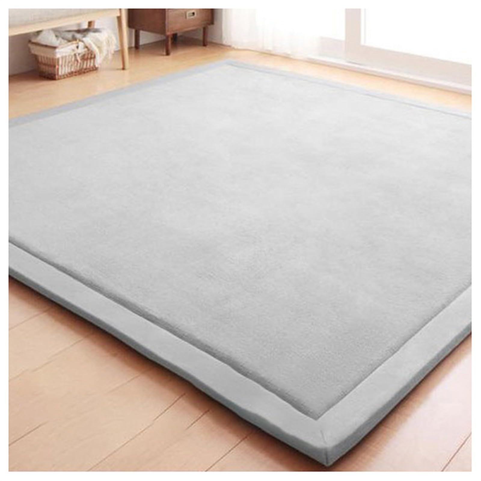 Colchón japonés de suelo, futón de espuma de alta densidad, tapete tatami plegable enrollable para mayor comodidad y apoyo