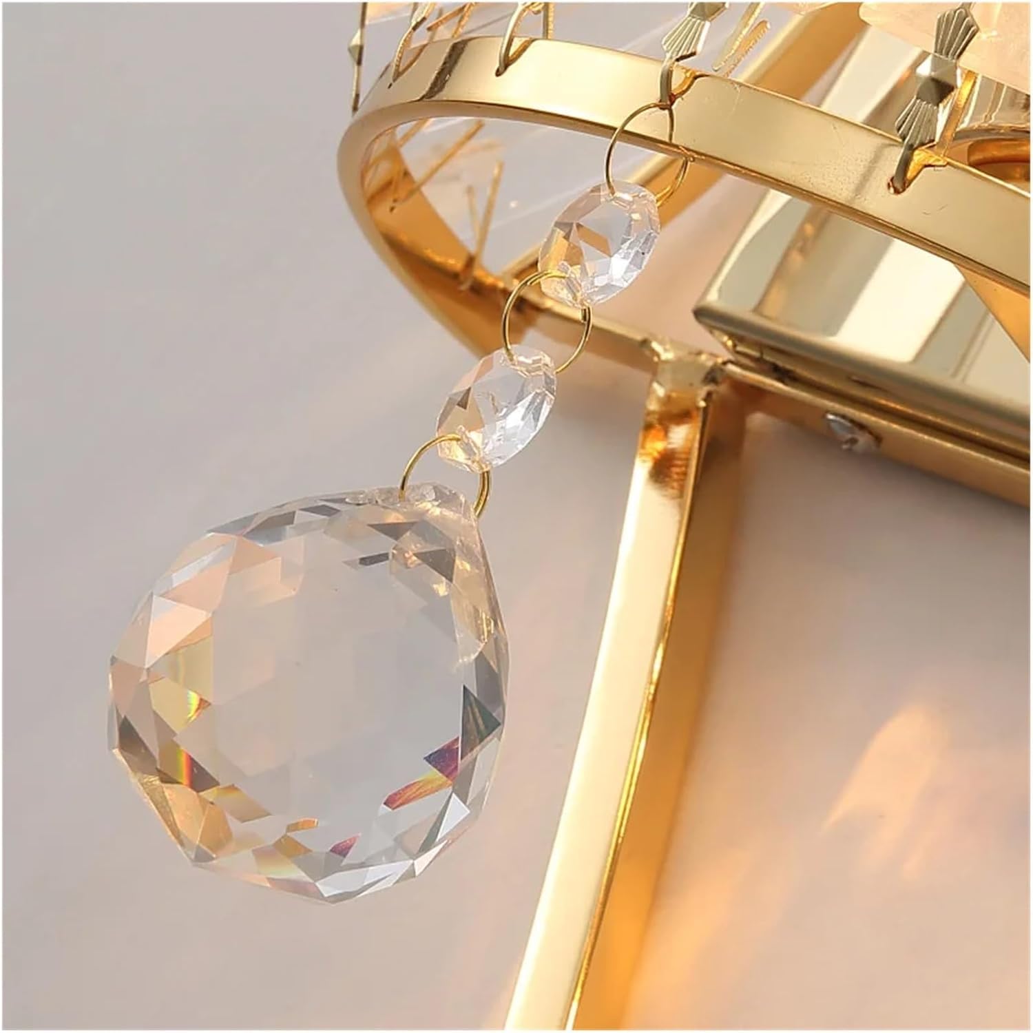 Lámpara LED de pared de lujo para Sala de estar, para dormitorio, mesita de Noche, Villa, Fondo y pasillo, accesorios de iluminación compatibles con El hogar