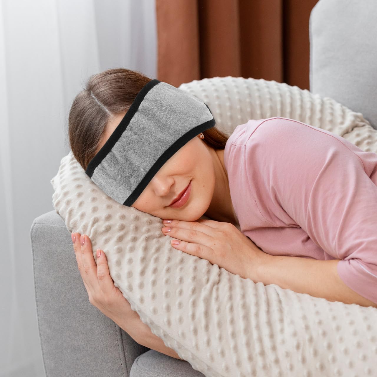 Healvian Orejeras para dormir con cancelación de ruido, máscara de bloqueo de sonido, unisex, cómoda, suave, transpirable, para adultos, viajes, hogar, estudio