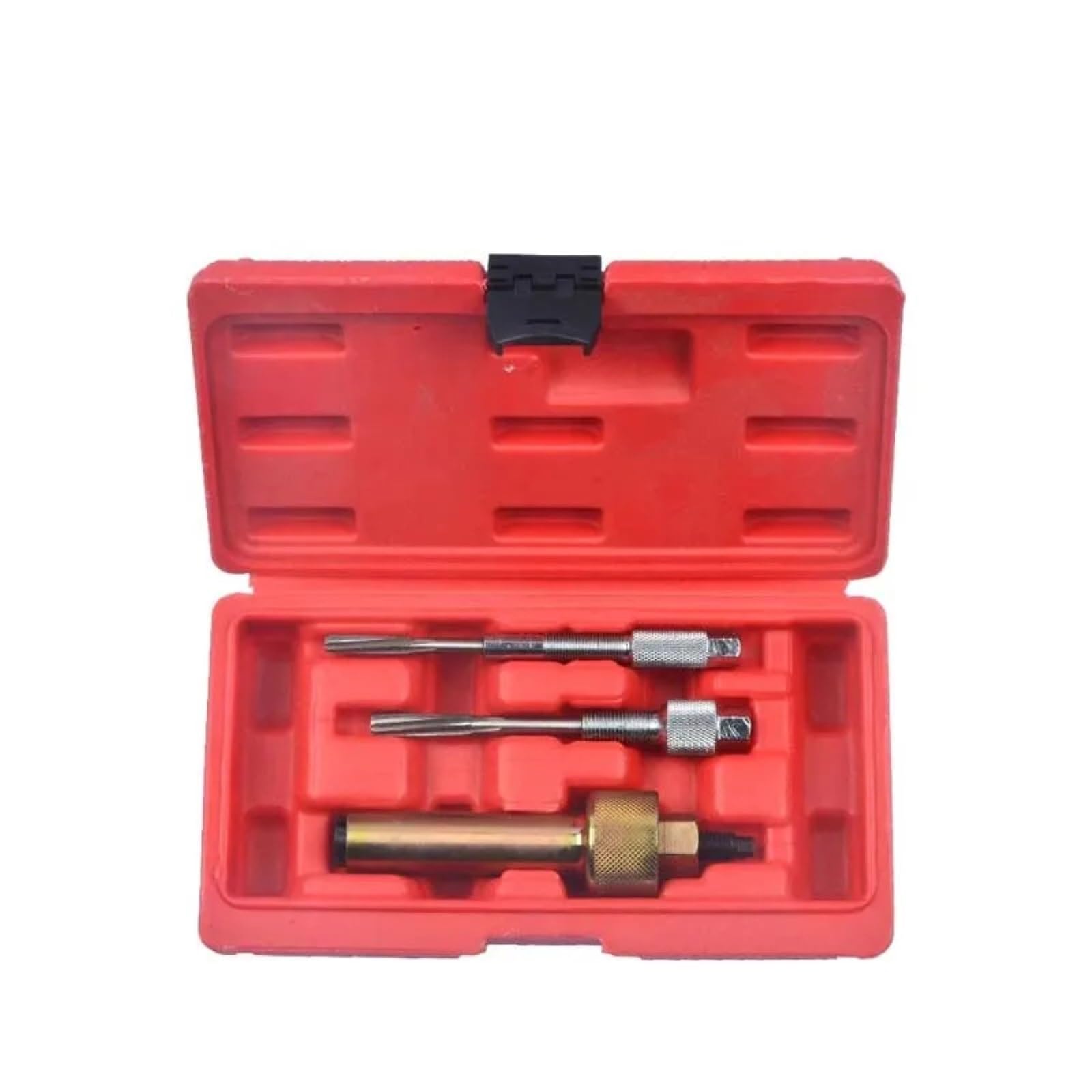Extractor de Volante Motor Kit Extractor de extracción y escariador de 3 Piezas de 8,10 y 12 mm