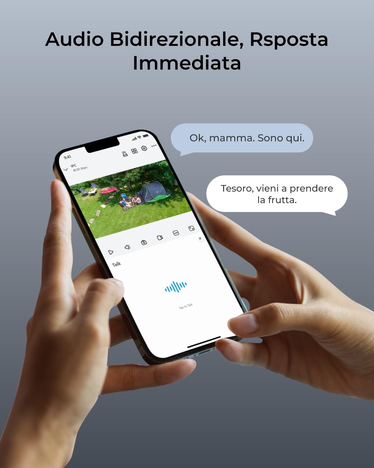 Reolink 4K Telecamera Wi-Fi Esterno, Wi-Fi 6, IK10 Antivandalo | Visione Notturna a Colori, Rilevamento di Persone/Veicoli/Animali, Audio Bidirezionale, RLC-840WA (No PT)