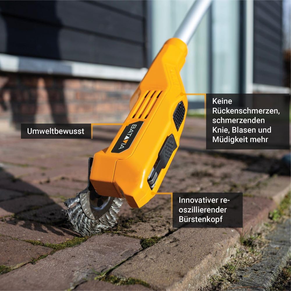 Batavia 12V Fixxbrush Akku-Unkrautbürste - für Werkstatt & Garten